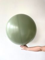 S шар гигант 24"/60 см эвкалипт (027) пастель (БГ-90)