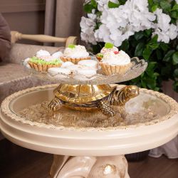 Фруктовница-конфетница Черепаха - 7 Бронза