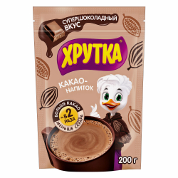 Напиток растворимый с какао ХРУТКА Супершоколадный вкус (ЗПак) 200г