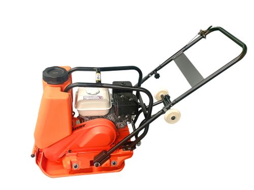 Виброплита бензиновая GROST VH-90H - [87 кг / 15 кН / Honda GX160]