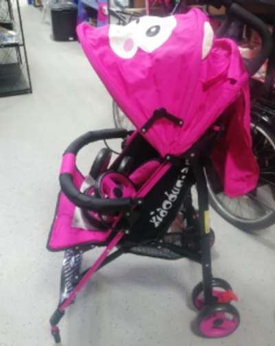 Коляска трость. Два положения