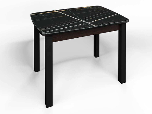 Стол СМ-3 Флорида ноги окрас квадратный венге/черный