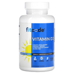 fitcode, Витамин D3, 5000 МЕ, 120 мягких таблеток