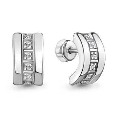 942672А Серьги из Золота с бриллиантами