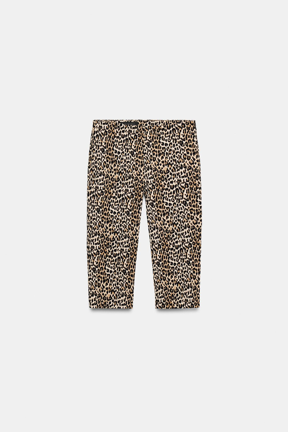 ZARA БРЮКИ КАПРИ, ЛЕОПАРДОВЫЙ