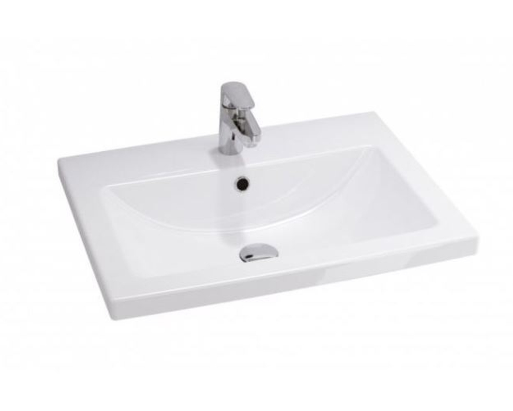 COMO Раковина 60 1отв встраиваемая белая