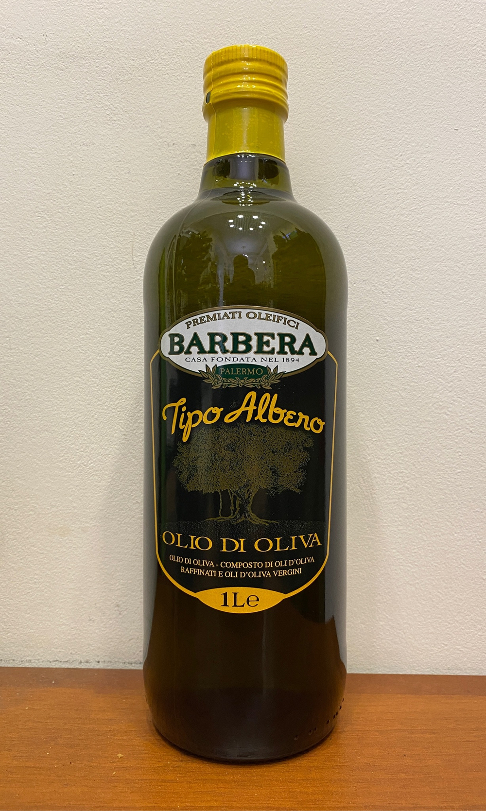 Оливковое масло BARBERA Tipo Albero Olio di Oliva (Pure), 1 л, Италия