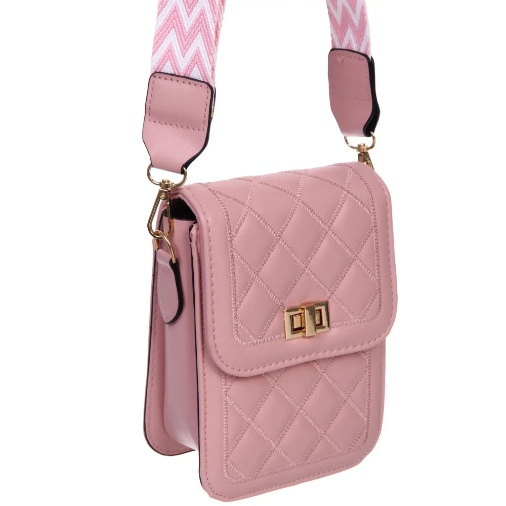 Сумка женская через плечо «Шанти», цвет пудровый, 19*6,5*13*3,5см (лейбл Ultramarine)