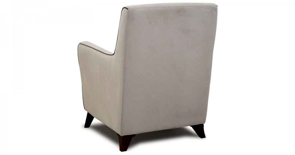 Кресло Френсис велюр серо-бежевый