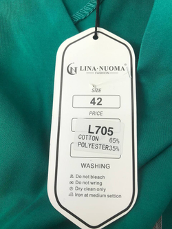 Платье Lina Nuoma зеленое 42 размер, новое
