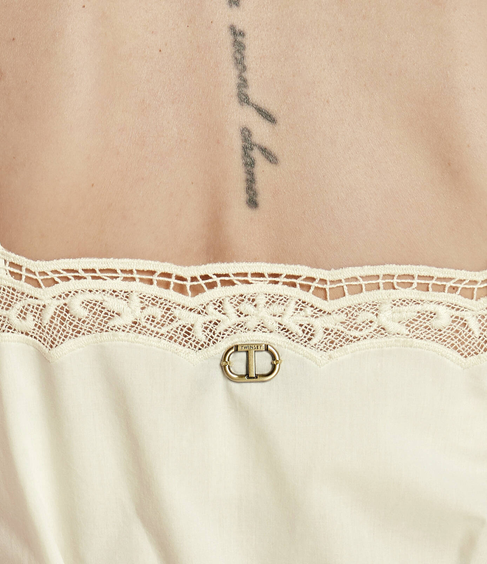 Платье TWINSET - экрю(241TT2080)