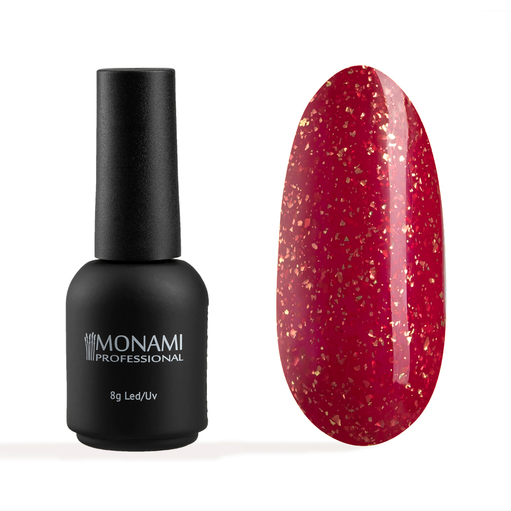 Monami, Гель-лак Potal Gold Ruby, 8 г