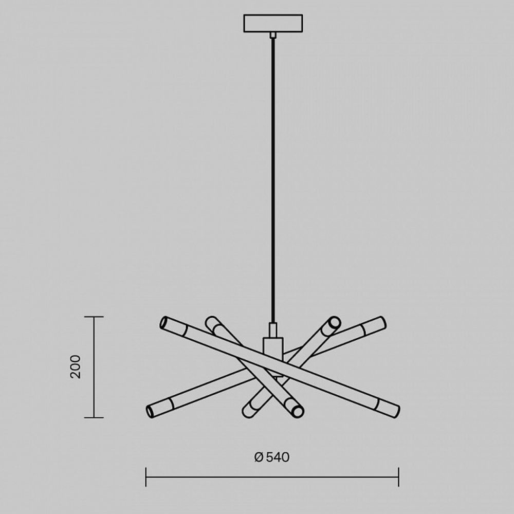 Подвесная люстра Freya Wands FR6130PL-L24B