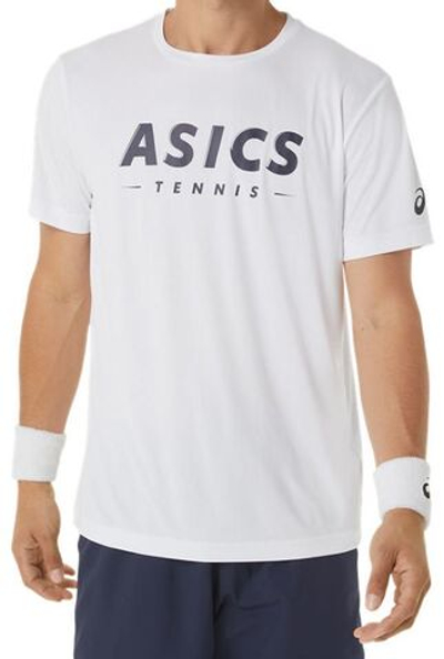Теннисная футболка Asics Court Tennis Graphic tee - White
