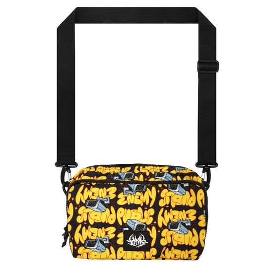 Сумка HOOK Шолдербег грандма "Враг" чёрный