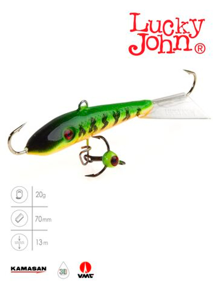 Балансир Lucky John FIN 5 с тр. 70мм/20 блистер