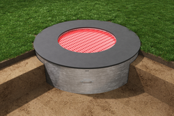 Встраиваемый батут для установки на улице