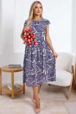 Платье Ольга (темно-синее/белое) П15885-45М LT Collection