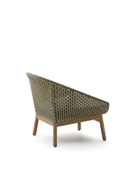 Кресло Olbia из искусственного ротанга и массива тика La Forma Испания