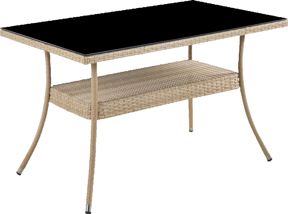 Стол из искусственного ротанга 120*70 см РИО «RIO» wood арт.80091