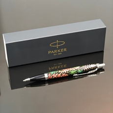 Ручка "Люпины" №2 с ручной росписью Палех