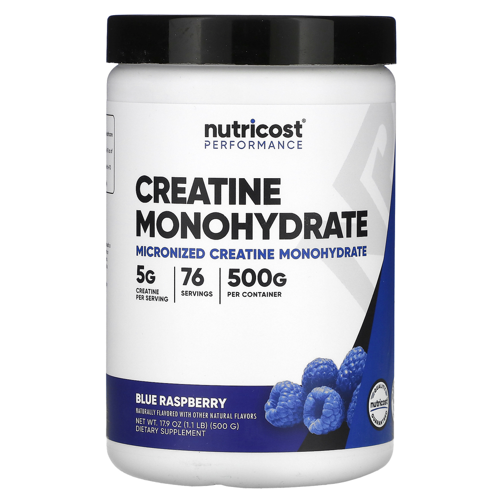 Nutricost, Performance, моногидрат креатина, голубая малина, 500 г (1,1 фунта)