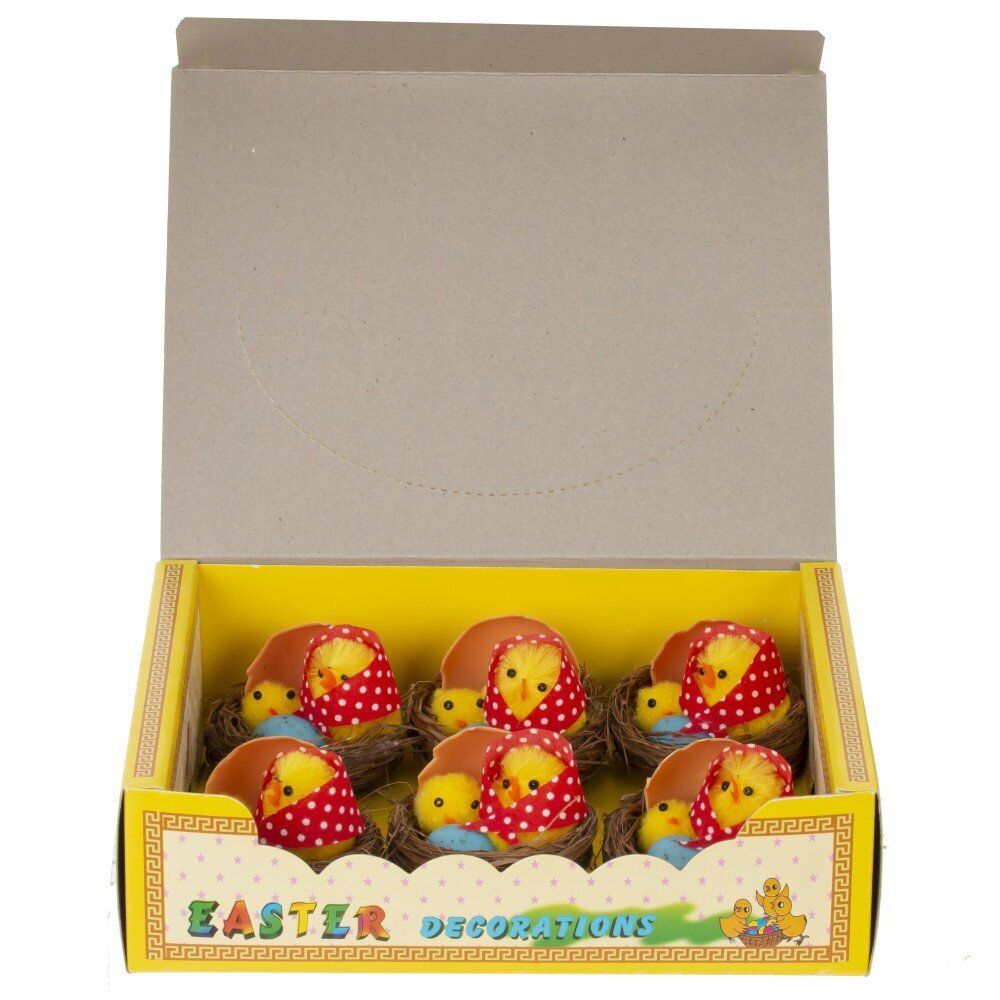 GAEM Набор из 6-ти изделий декоративных "Гнездо пасхальное" (4,5*3,5), L18 W14 H5,5 см