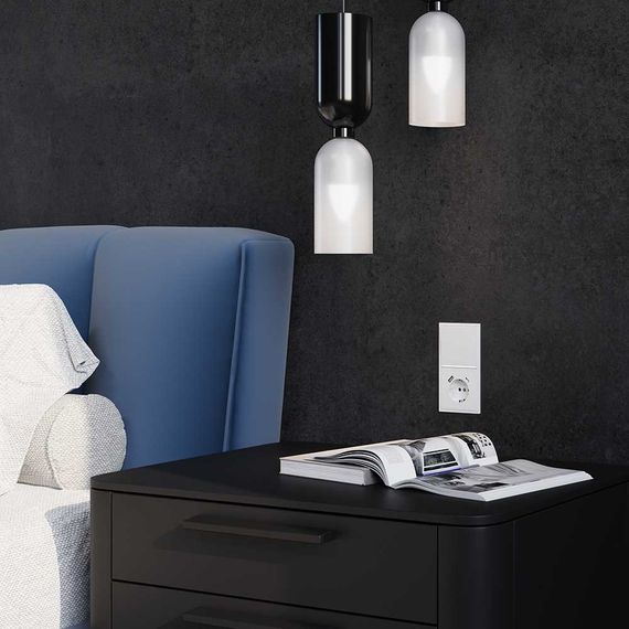 Рамка пластиковая Voltum S70 на 2 поста, (белый глянцевый) VLS100201