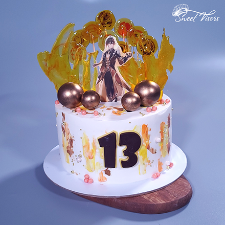 "Девочке 13" (декор)