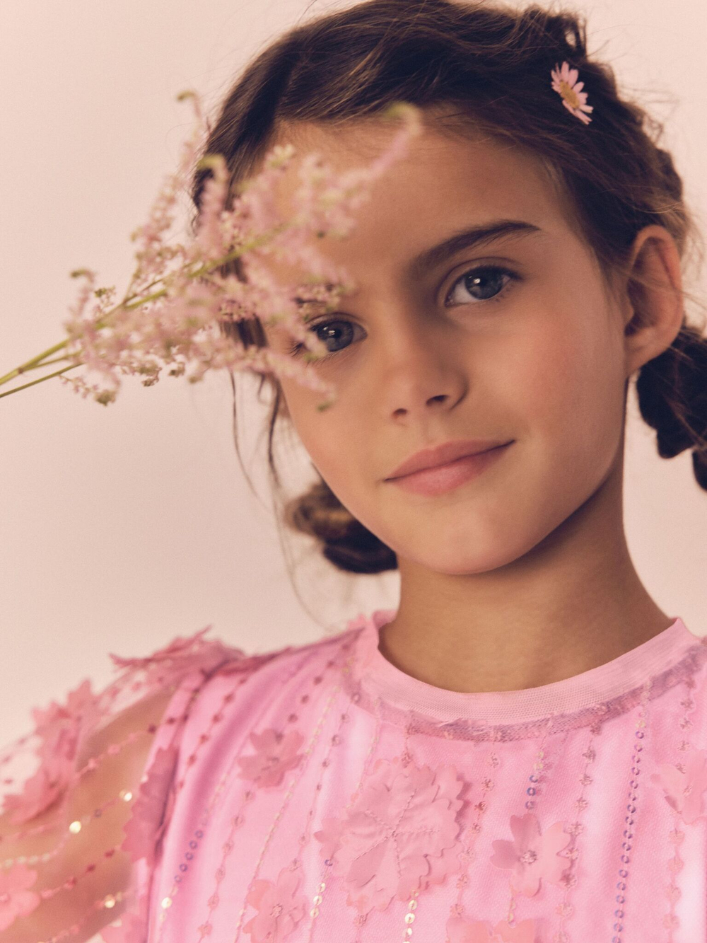 Платье для девочки Next E57-549, Розовый