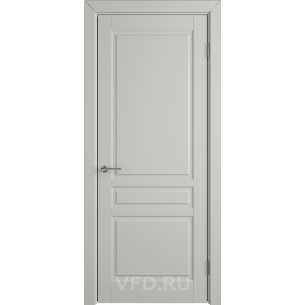 Межкомнатная дверь VFD (ВФД)  Stockholm (Стокгольм) Cotton (эмаль светло-серая) 56ДГ02