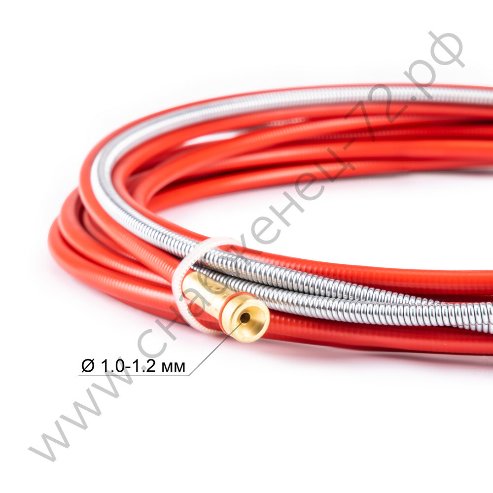 Канал 1,0-1,2мм сталь красный, 5м (124.0035/GM0512, RF-26, пр-во FoxWeld/КНР)