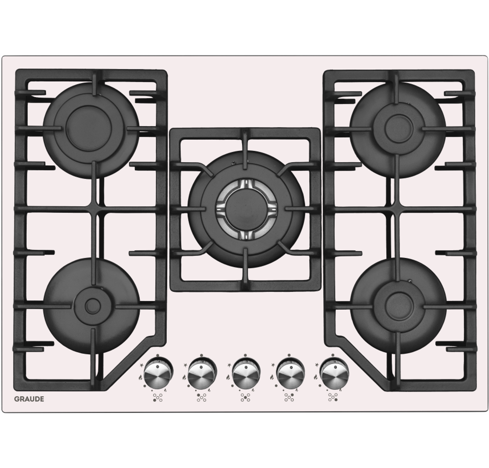Газовая варочная панель на 5 конфорок Graude GS 70.1 W