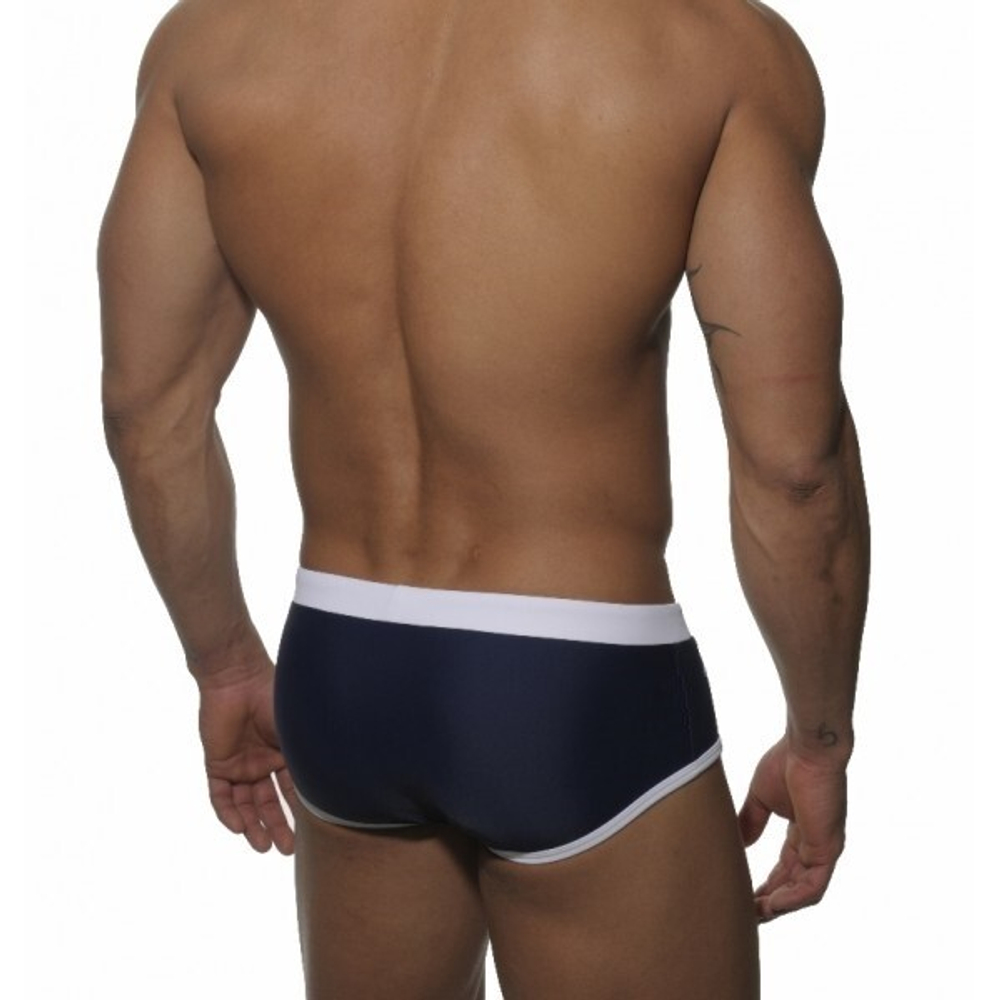 Мужские плавки темно-синие с белым ES Swim Hips Navy