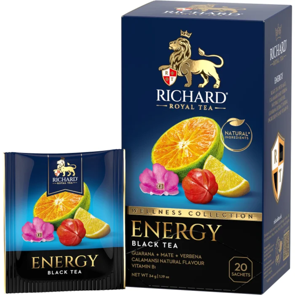 Чай черный Richard Energy 20 пакетиков