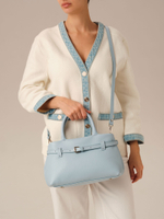 Кожаная сумка DBR Muse 31399 светло-голубой