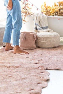Ковер Lorena Canals Сосновая шишка розовый 130х180 см