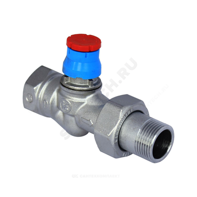 Клапан термостатический R402D Ду 15 Ру10 прямой ВР клипс clip-clap без преднастройки штуцер без уплотнения Giacomini R402DX003