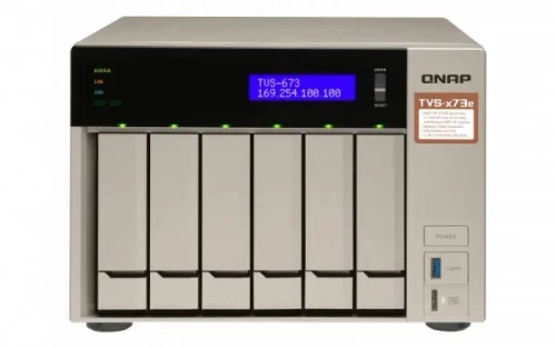Сетевой RAID-накопитель QNAP  TVS-673e-8G
