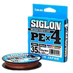 Шнур SunLine Siglon PEx4 150m 0.8 0.153mm 6.0kg 12lb Multicolor