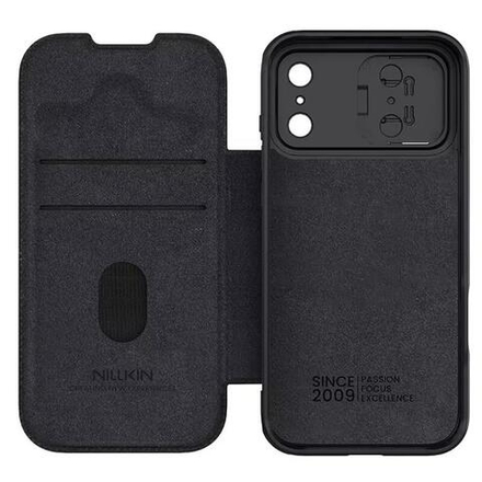 Кожаный чехол-книжка Nillkin Leather Qin Pro для iPhone 17 Pro Max