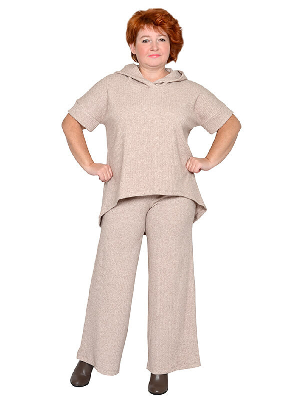 Накидка с капюшоном Морозное утро