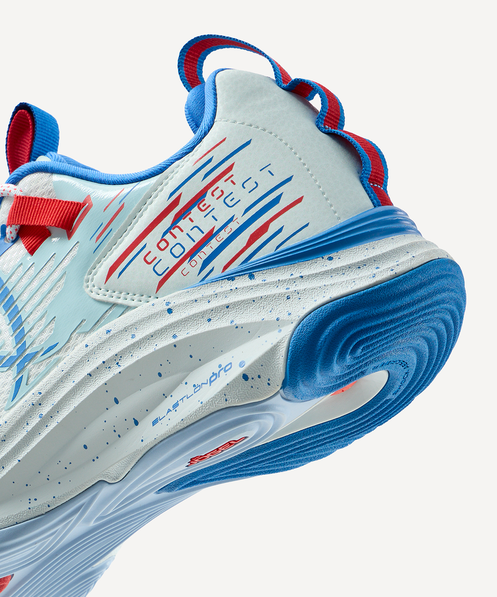 Кроссовки баскетбольные JÖGEL Contest, голубой/красный