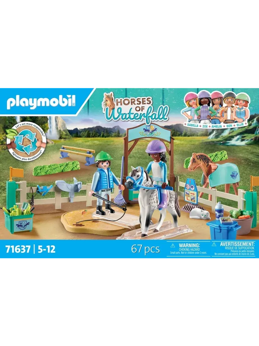 Набор Современная школа верховой езды Playmobil 71637