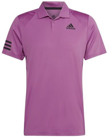 Мужское теннисное поло Adidas Club 3STR Polo - Фиолетовый