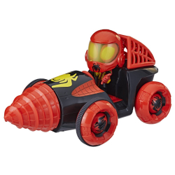 Hasbro Spidey Amazing Friends - фигурка супергероя Майлза + транспортное средство Drill Spinner F7253 / артикул   F6775 F7253  / GTIN 5010996139214