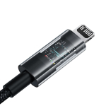 USB-C - Lightning Кабель Baseus Gem Charging+Data 20W 2m - Cluster Black