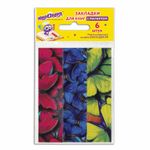 Закладки для книг с магнитом "КРАСКИ ЛЕТА", набор 6 шт., блестки, ЮНЛАНДИЯ, 111643