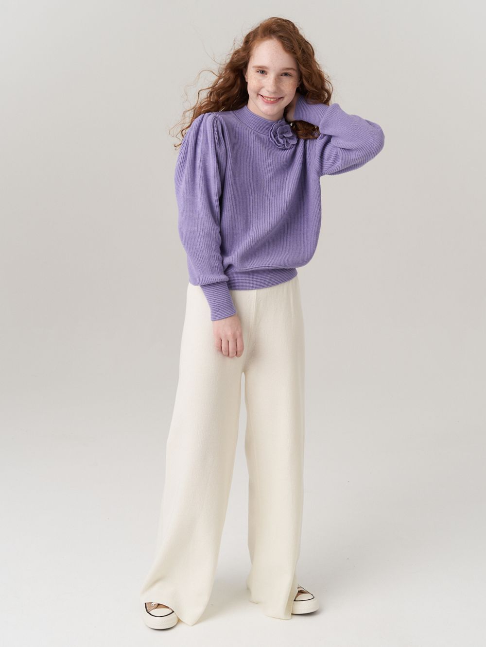 Джемпер для девочки AT1062 лавандовый