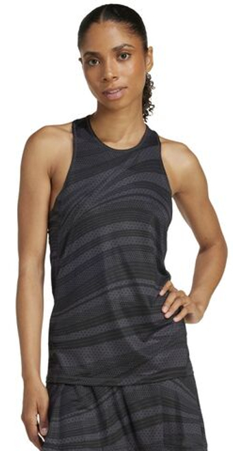 Женский топ теннисный Adidas Club Tennis Climacool Graphic Tank - черный